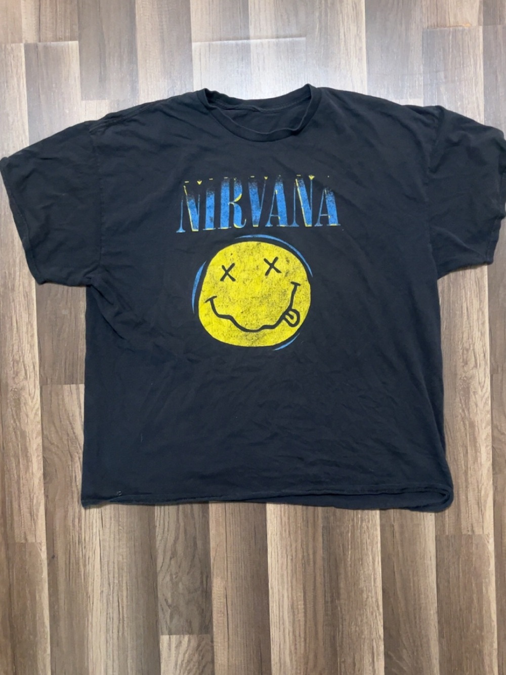 Vintage Nirvana Men’s XL Black Shirt
